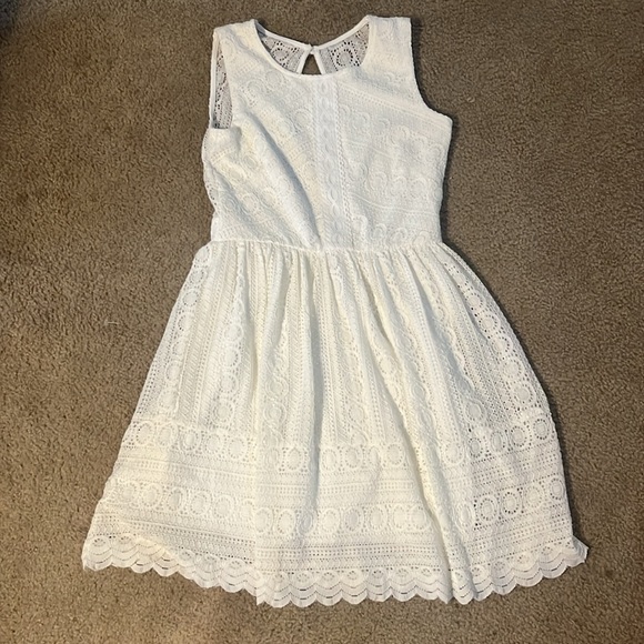 Altar D State  Sleeveless Open Back Lace Eyelet - Picture 4 of 8